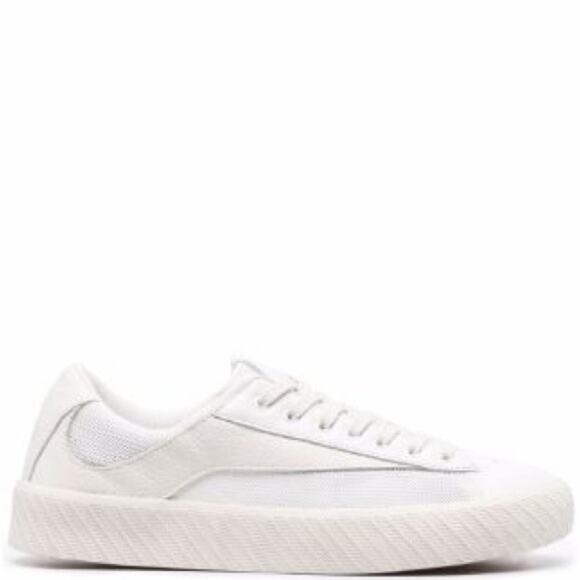 BY FAR Rodina Grained Low Sneakers Cream White Womens Size EU 40 / US 10 - Picture 2 of 12